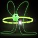 FIXEY AN Multicolor Running Lights for Runners, Rechargeable Reflective Running Gear, Lightweight Running Vest for Walking and Cycling