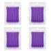 400 pcs Micro Applicator Brushes Mascara Wands Eyelash Brush for Eyelash Extensions (purple)