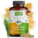 Raibu turmeric barley grass capsules organic (270 x 700 mg) vegan - barley grass curcuma capsules in ratio 2: 1 - barley grass turmeric capsules high without additives made in Germany 211.4 g (1 Pack)
