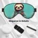 Slothful Student Soft Eye Mask - Adjustable Travel Sleep Mask for Ultimate Comfort | Ideal for Meditation & Light Blockage (1 Count - Buy Online on GoSupps.com