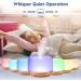 YIKUBEE 500ml Essential Oil Diffuser for Large Rooms - Home Aromatherapy with Cool Mist (Yellow) - Buy Online on GoSupps.com