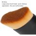 Makeup Foundation Brush Ergonomic Professional Portable Foundation Brush Comfortable Curved Design for Liquid Cream for Liquid Foundation(brown blue) - Buy Online on GoSupps.com