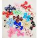 Hixixi 32 Pcs / 16 Pairs Multicolor Beauty Pet Cat Dog Hair Bows Hair Clips Groomin g Accessories 1.6"x0.9" Pink Black Heart - Buy Online on GoSupps.com