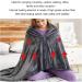 Buy GfRGFH Portable Heating Ceiling | Washable Coral Fleece Wrap | Safe Carbon Fiber | 3-Speed Temp | Soft & Warm Heating Scarf Blanket - Buy Online on GoSupps.com