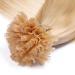 Keratin Bonding 100% Remy Real Hair Extensions - #613 Clisure Light Blonde - 50 Strands - 70cm U-Tip - Premium Quality by Novon Hair - Buy Online on GoSupps.com