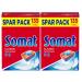 Somat Classic dishwasher tabs 270 (2x 135) tabs savings pack dishwashing dish tabs for daily cleaning of cutlery and dishes with extra power and protection against glass corrosion 135 pieces (2 pack)