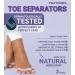 Gel Silicone Toe Separators & Stretchers for Bunion & Hammer Toe Pain Relief - 2 Pairs for Yoga, Running & Sports Activities - Buy Online on GoSupps.com