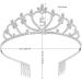 Frcolor 5th Birthday Crown Tiara for Girls | Crystal Rhinestone Princess Headband | 5 Years Old Gift - Buy Online on GoSupps.com