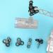 Seafrogs 1'' Aluminum Ball Clamp Mount - Black Underwater Diving Light Holder (2PCS) - Buy Online on GoSupps.com