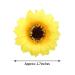 12 Pieces 2.75 Inch Sunflower Daisy Hair Clips - Perfect for Beach Wedding, Bridal Accessories, Photography Props - Yellow Floral Hair Accessories for Girls and Women - Buy Online on GoSupps.com