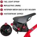 Cycle Factor Waterproof Bike Saddlebag for Mountain, Beach & Road Bikes - Reflective Lining, Mesh Interior, Velcro Straps - High Shear Resistance - Buy Online on GoSupps.com