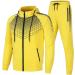 Shop Hanxiulin Men's Jogging Suit - Cotton Training Suit with Hood & Pants - Fitness Sportswear in Yellow - XXL - Buy Online on GoSupps.com