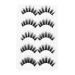 FRCOLOR 5 Pairs artificial false eyelashes Thick Lashes Makeup Lashes Curl Genuine lashes Silk lashes Artificial Eyelashes Fake Eyelash Dense Eyelash chemical fiber curly Miss Makeup Tools