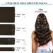 Doores Clip-In Extensions - 22 Dark Brown Remy Real Hair 9 Pieces 150g - Thick Natural Straight Extensions - Buy Online on GoSupps.com