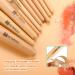 HEYMKGO 12pc Travel Size Makeup Brush Set with 2pc Sponges | Wooden Handle Brushes for Foundation, Blush, Eyeshadow & More - Buy Online on GoSupps.com