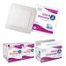 Dynarex Island Dressings Sterile Wound or Blister Dressing Individually Packaged Highly Absorbent Bandage Dressing Adhesive Border White 6 x 6 - 6 Boxes of 25 Dressings
