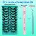 DIY Lash Clusters Kit - 100 Pcs Cat Eye Fluffy Lashes with Bond Seal & Applicator - TMIELYBS - Buy Online on GoSupps.com