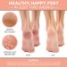 Foot Peel Mask for Cracked Heels & Calluses - Exfoliating Treatment to Remove Dead Skin, Repair Rough Heels - Silky Soft Feet for Men and Women - 2 Pair (Peach) - Buy Online on GoSupps.com