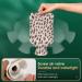 Hot Water Bottle with Lid - Animal Skin Pattern Rubber Bag for Pain Relief Cramps & Foot Warmer | Hot & Cold Therapy - Buy Online on GoSupps.com