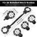 Secure Your Ride: Premium Castle E-Scooter Lock with Silicone Protection & 4L Storage Pocket - Ideal for E-Bikes Bicycles & Motorcycles - Buy Online on GoSupps.com