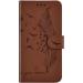 Uposao Retro Feather Bird Pattern Leather Wallet Case for Samsung Galaxy A20e - Protective Flip Cover Brown - Buy Online on GoSupps.com