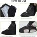 Meyagot Waterproof Shoe Covers for Men | Rain Protection & Bike Use | Reusable Over Shoes for Outdoor | Snow & Rain Gear - Buy Online on GoSupps.com