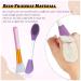 Buy Wishlotus 2Pcs Silicone Face Mask Brushes - Reusable Applicators for Skincare & Makeup | Pink & Purple | International Shipping - Buy Online on GoSupps.com