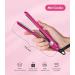 Terviiix Mini Hair Straightener for Travel - Portable Ceramic Styler for Short Hair/Bangs - Quick & Easy Styling - Dual Voltage - Pink - Buy Online on GoSupps.com