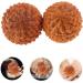 Fomiyes 2pc Wooden Massage Ball Set - Handcrafted Durian Ball Roller for Yoga & Fitness - Perfect for Hand Massage - Buy Online on GoSupps.com