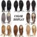 Hair Accessories 12inches Women's Mid-length Hair Ponytail Small Braid Claw Clip Ponytail Extension Long Straight Wig Bun Hair Pieces For Women(4) 12 inch 4 - Buy Online on GoSupps.com