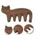 PartyKindom 3 Pcs Kitten Green Sandalwood Comb Massager & Cat Tool - Perfect Shampoo & Massage for Cats - Buy Online on GoSupps.com