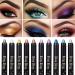 Nuonove Waterproof Glitter Eyeshadow Stick Set - 10 Ultra Pigmented Colors - Buy Online on GoSupps.com