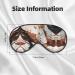 SSIMOO Marble Texture Copper Splatter Print Eye Mask | Ultra-Soft Light-Blocking for Restful Sleep | International Shipping - Buy Online on GoSupps.com