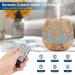 Buy Gukkk Aroma Diffuser 400ml - Ultrasound Humidifier with Remote Control 7 Colors LED for Yoga Office & Bedrooms - Buy Online on GoSupps.com