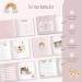 Meinbaby123 Baby Album - Gold-Plated 136 Pages | Perfect Gift for Birth | Milestone Remembrance in Pink | International Shipping Available - Buy Online on GoSupps.com