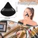 Pimoys 9-Piece Triangle Powder Puff Set - Soft Velour Makeup Sponges for Flawless Foundation Application - Black - Buy Online on GoSupps.com