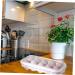 LABRIMP Box Eggs Refrigerator Plastic Pallet Food Containers Egg Case Fridge Egg Holder Tray Egg Bag Storage White 27.5x13cm - Buy Online on GoSupps.com