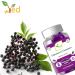 Ved Elderberry Gummies with Vitamin C and Zinc - Elderberry Flavour, Vegetarian, Vegan - 60 Chews - Buy Online on GoSupps.com