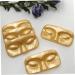 10Pcs Face-Shaped Eyelash Trays - Portable PVC Packaging Box for False Eyelashes | Gold Lash Holder - Buy Online on GoSupps.com
