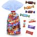 CHOCOLATE MIX | Assortment of 60 Mini Chocolates Kinder Celebrations Milka Sweden | 490 g of Individually Wrapped Treats fo