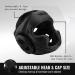 Elite Sports Men's Boxing MMA Kickboxing Headgear | Muay Thai Sparring Head Guard - Black - Buy Online on GoSupps.com