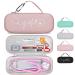 HESPLUS Stethoscope Case for 3M Littmann Classic III Lightweight II S.E Cardiology IV Diagnostic MDF Acoustica Deluxe Stethoscopes Extra Room for LED Penlight Scissors and Nurse Accessories Pink S Pink