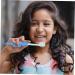 Minkissy 8st Small Crocodile Children's Toothbrush Set - Transparent Bent Design for Kids | International Shipping Available - Buy Online on GoSupps.com