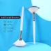 Soft N Style Taklon Fan Mask Brush - Acid Applicator for Glycolic Peel & Masques (2 Pack White/Blue) | International Shipping Available - Buy Online on GoSupps.com