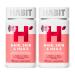 Habit Hair, Skin & Nails Supplement 2 Pack (120 Capsules) - New Look, Supports Skin Hydration, Hair & Nail Strength, Biotin 2000mcg, Vitamin A & C, Hyaluronic Acid, Rosehip, Vegan, Non-GMO Dual Pack