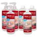 ABACUS Hand Disinfection Gel disinfection gel hand disinfection disinfection disinfection gel gel in donor bottle quick disinfection-handicraft 6x 1000 ml (Sku-7555)