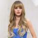 EMMOR Ombre Ash Blonde Wavy Wig with Bangs | Heat Resistant Synthetic | Natural Look for Daily Wear - Buy Online on GoSupps.com