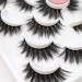 Veleasha Faux Mink Eyelashes - Dramatic Volume and Long Thick Crossed False Lashes - 10 Pairs Pack | V42 Cat Eye - Buy Online on GoSupps.com