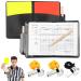 VFANDV referee set pipe referee set pipe football accessories yellow red cards football referee set for sports coaching.