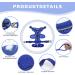 Adjustable Deep Blue Cat Dishes Set | Perfect for Cats & Kittens - International Shipping Available - Buy Online on GoSupps.com
